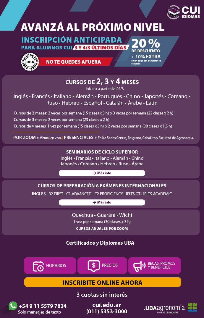 Comunicacion importante