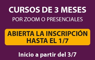INSCRIPCIÓN ABIERTA PARA CURSOS TRIMESTRALES