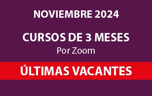 ÚLTIMAS VACANTES PARA CURSOS TRIMESTRALES