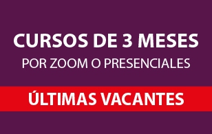 ÚLTIMAS VACANTES PARA CURSOS TRIMESTRALES