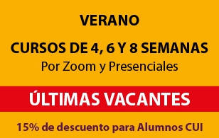 ÚLTIMAS VACANTES PARA LOS CURSOS DE ENERO