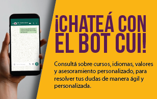 CHATEÁ CON EL BOT DEL CUI