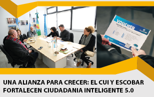 Una alianza para crecer: el CUI y Escobar fortalecen CiudadanIA Inteligente 5.0