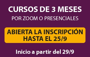 INSCRIPCIÓN ABIERTA A CURSOS TRIMESTRALES