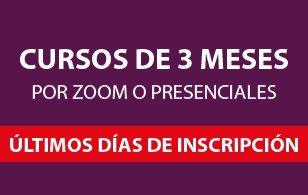 ÚLTIMOS DÍA DE INSCRIPCIÓN A CURSOS DE 3 MESES